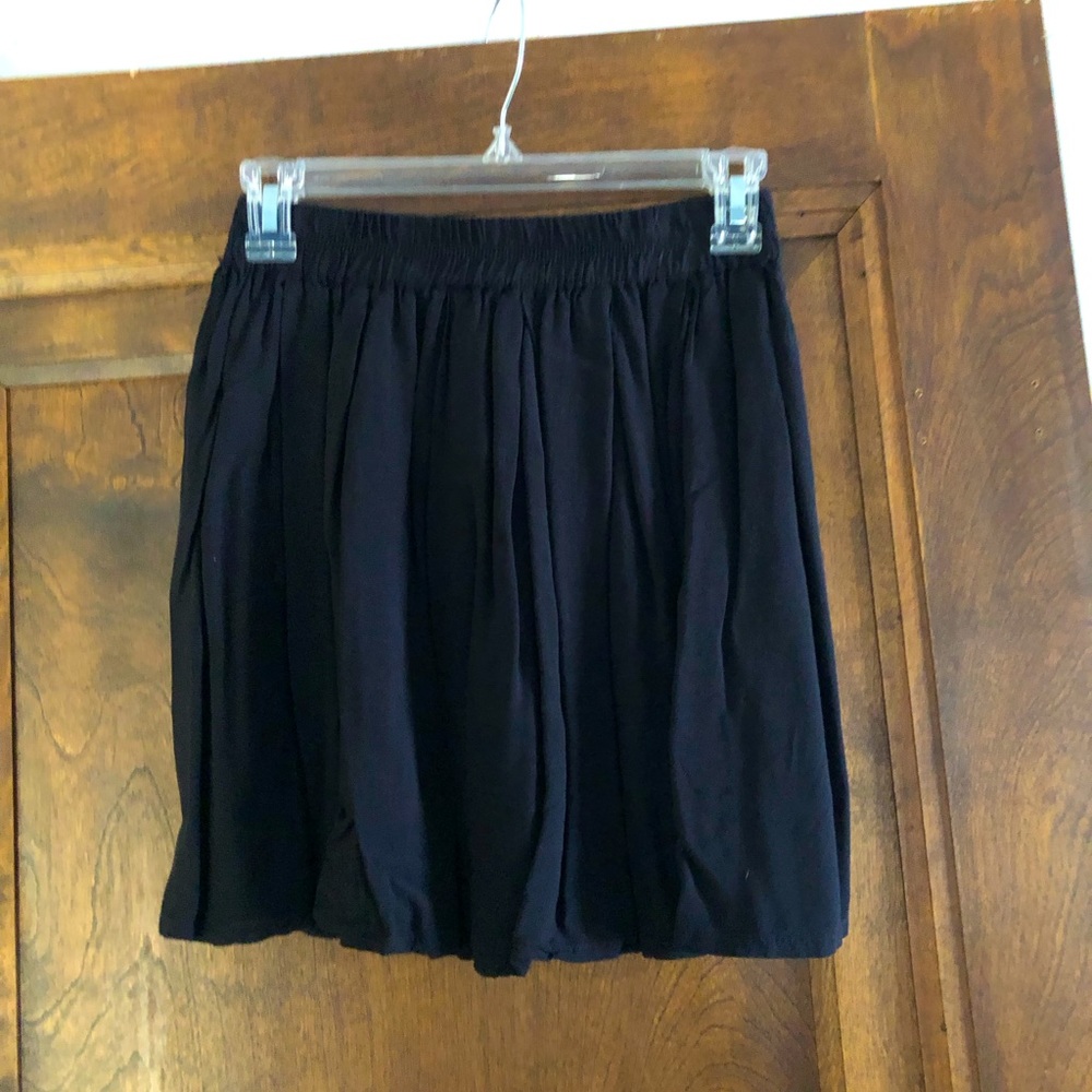 Black Sheer skirt